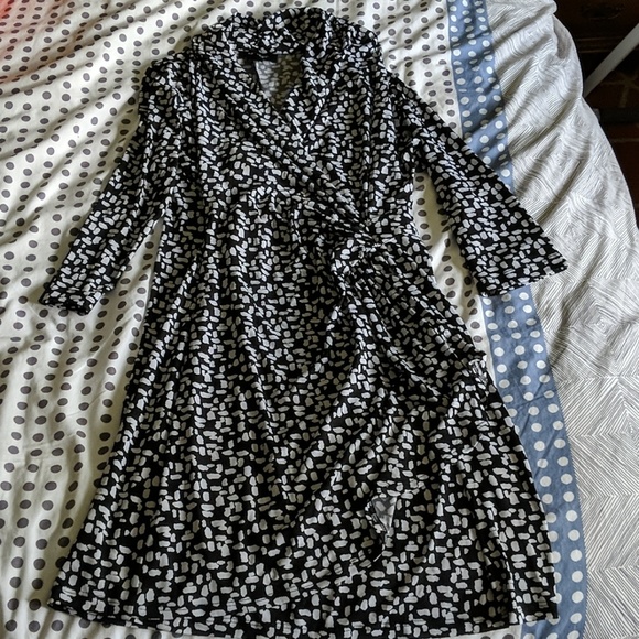 karen kane faux wrap dress